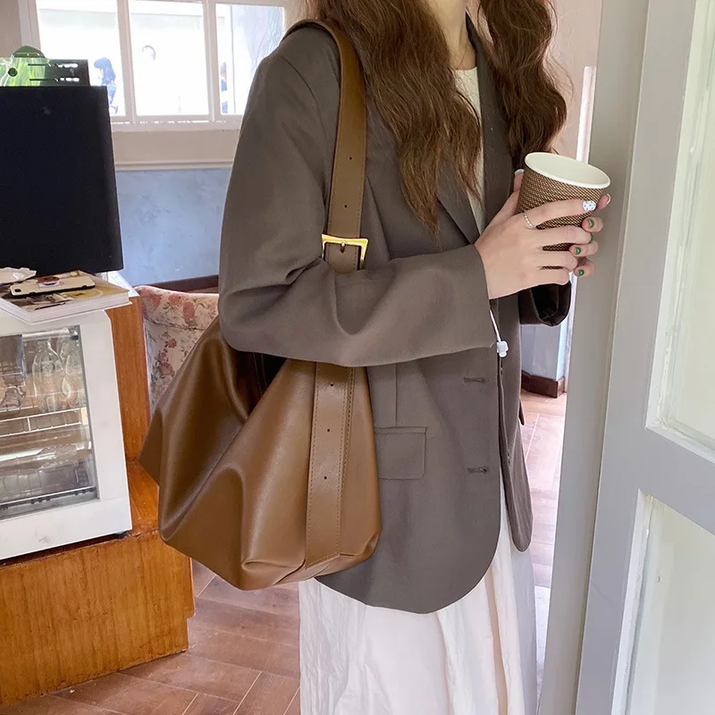 Women’s Leather Boston Shoulder Bag Fashion Casual Tote