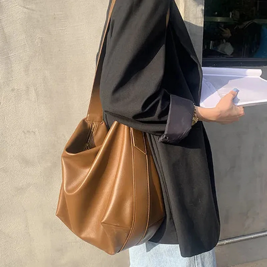 Women’s Leather Boston Shoulder Bag Fashion Casual Tote