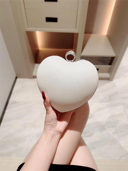 Luxury Pearl Clutch Purse with Chain