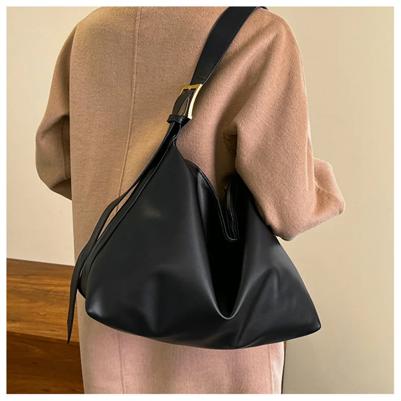 Vintage Pillow Design PU Leather Boston Bag Women’s Handbag