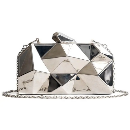 Fashion Geometric Crossbody Bag Mini Clutch Purse for Weddings & Parties