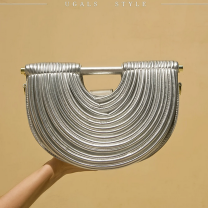 Women’s Luxury Gold and Silver Evening Bag