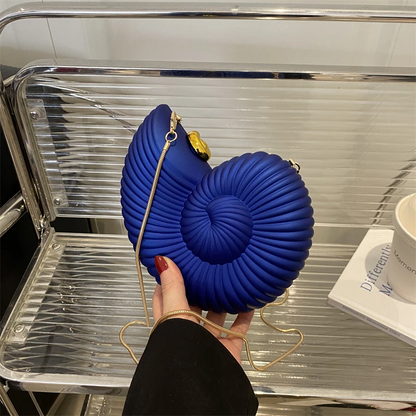 High-End Conch Shape Clutch Shoulder Bag for Parties