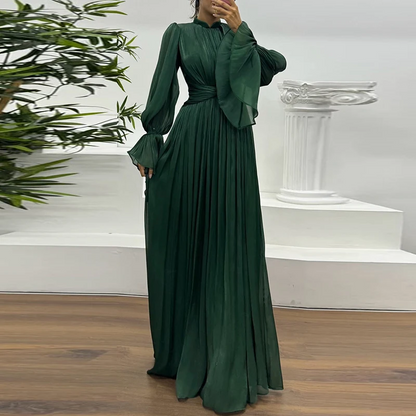 Women’s High Waist Casual Flare Sleeve Dress