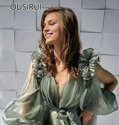 Luxury Bespoke Evening Dress Women’s Chiffon Long Formal Gown