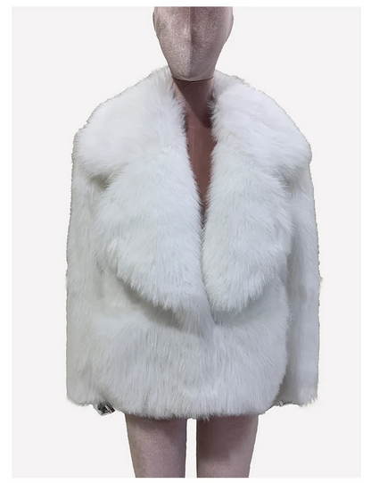 Soft & Warm Faux Fur Women’s Casual Winter Coat
