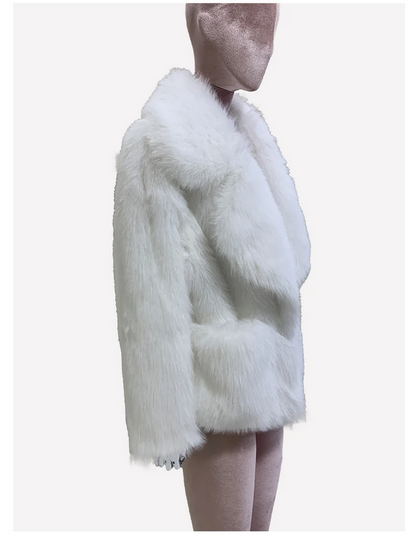 Soft & Warm Faux Fur Women’s Casual Winter Coat