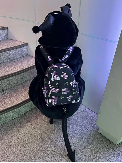 Fluffy Kawaii Faux Fur Hoodie Oversized White Winter Coat