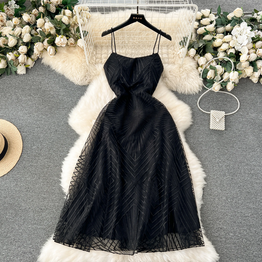 Women’s Sleeveless Chic Spaghetti Strap Dress