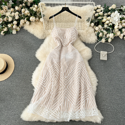 Women’s Sleeveless Chic Spaghetti Strap Dress