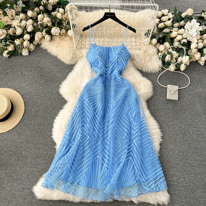 Women’s Sleeveless Chic Spaghetti Strap Dress