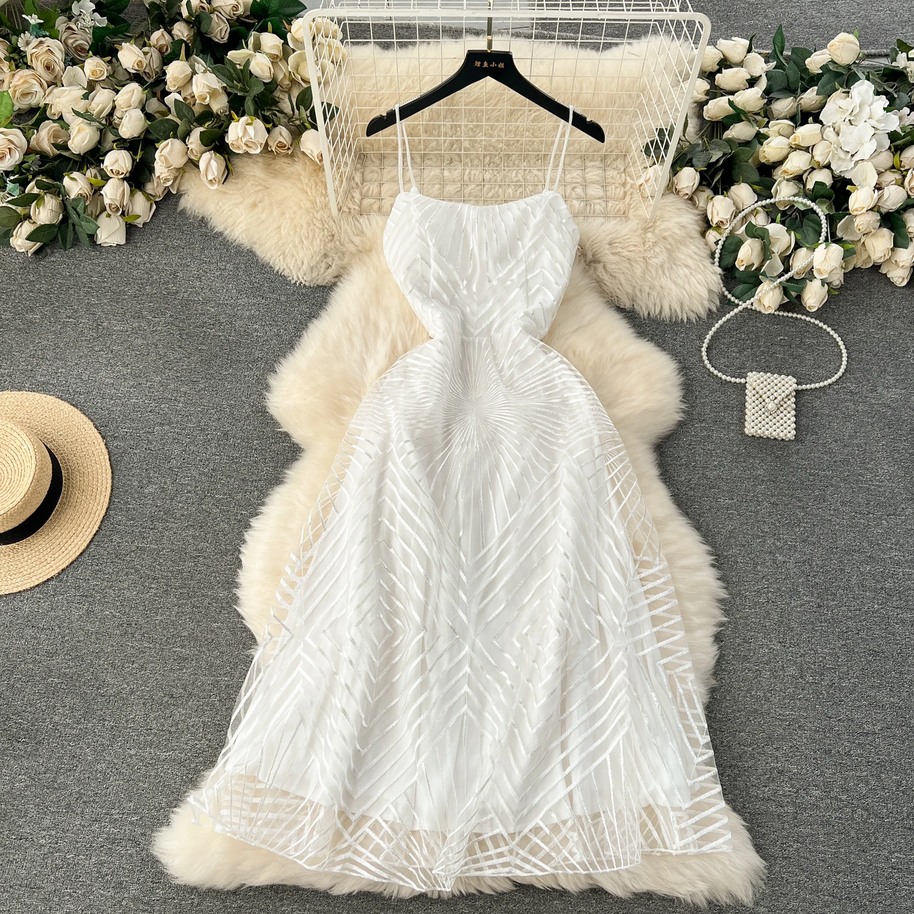 Women’s Sleeveless Chic Spaghetti Strap Dress