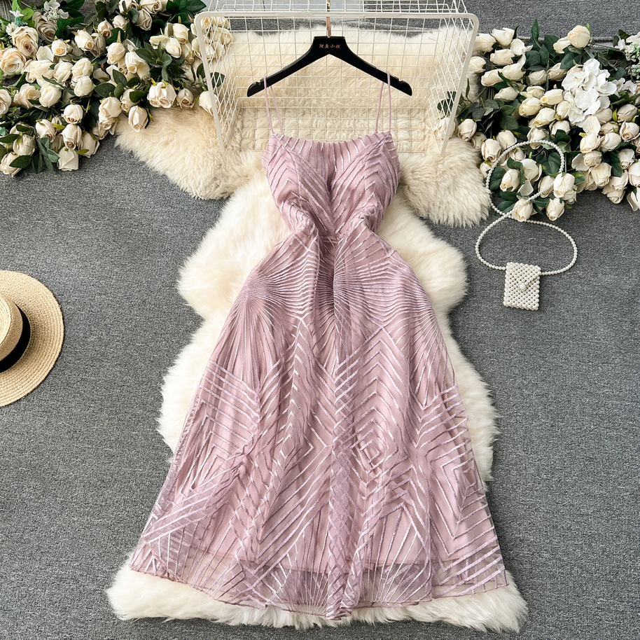 Women’s Sleeveless Chic Spaghetti Strap Dress