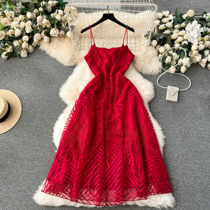 Women’s Sleeveless Chic Spaghetti Strap Dress