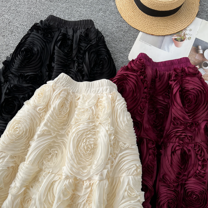 French Chic Women’s Elegant Long High Waist Skirt