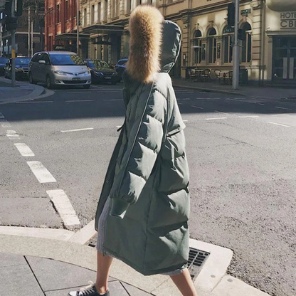 Korean Winter Thick Warm Parka Coat