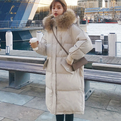 Korean Winter Thick Warm Parka Coat