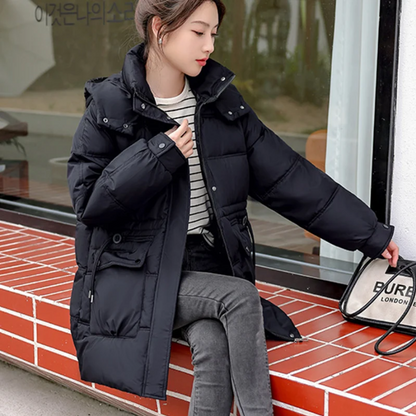 Thick Warm Hooded Parka Coat