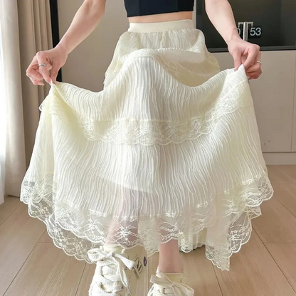 Chic Retro Style High Waist Skirt