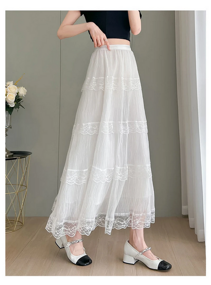 Chic Retro Style High Waist Skirt