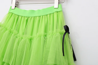 Elegant Tiered Tulle Maxi Skirt for Women