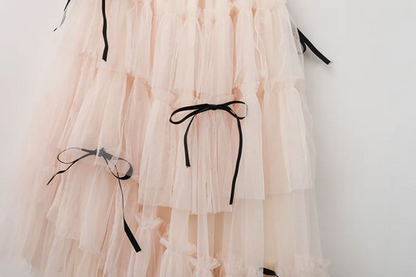Elegant Tiered Tulle Maxi Skirt for Women