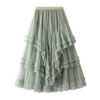 Flowy & Chic Elegant Women’s Maxi Tulle Skirt