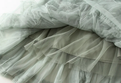 Flowy & Chic Elegant Women’s Maxi Tulle Skirt