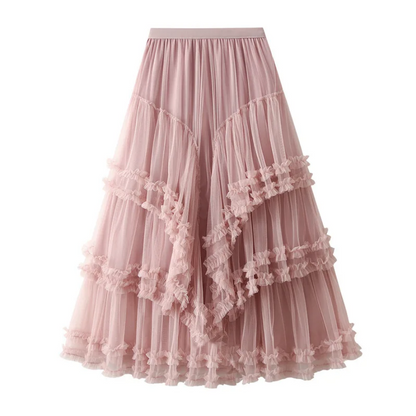 Flowy & Chic Elegant Women’s Maxi Tulle Skirt