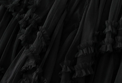 Flowy & Chic Elegant Women’s Maxi Tulle Skirt