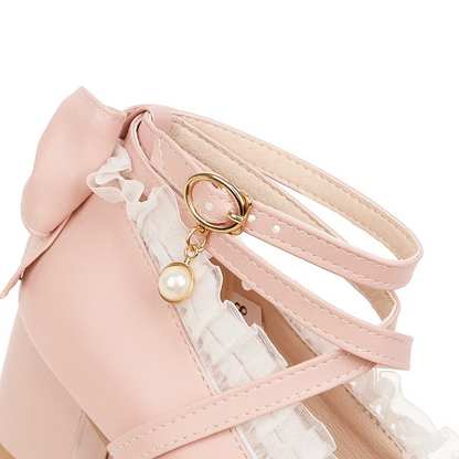 Sweet Bow Lolita Mary Jane Shoes