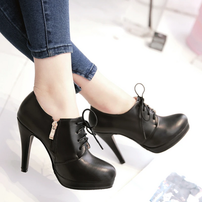 Women’s Lace Up Platform High Heels