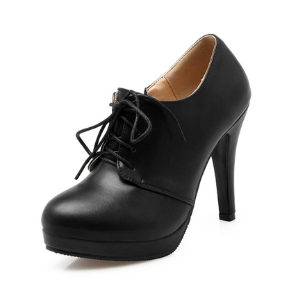 Women’s Lace Up Platform High Heels