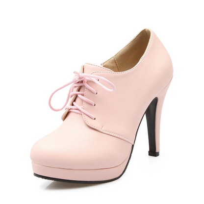 Women’s Lace Up Platform High Heels
