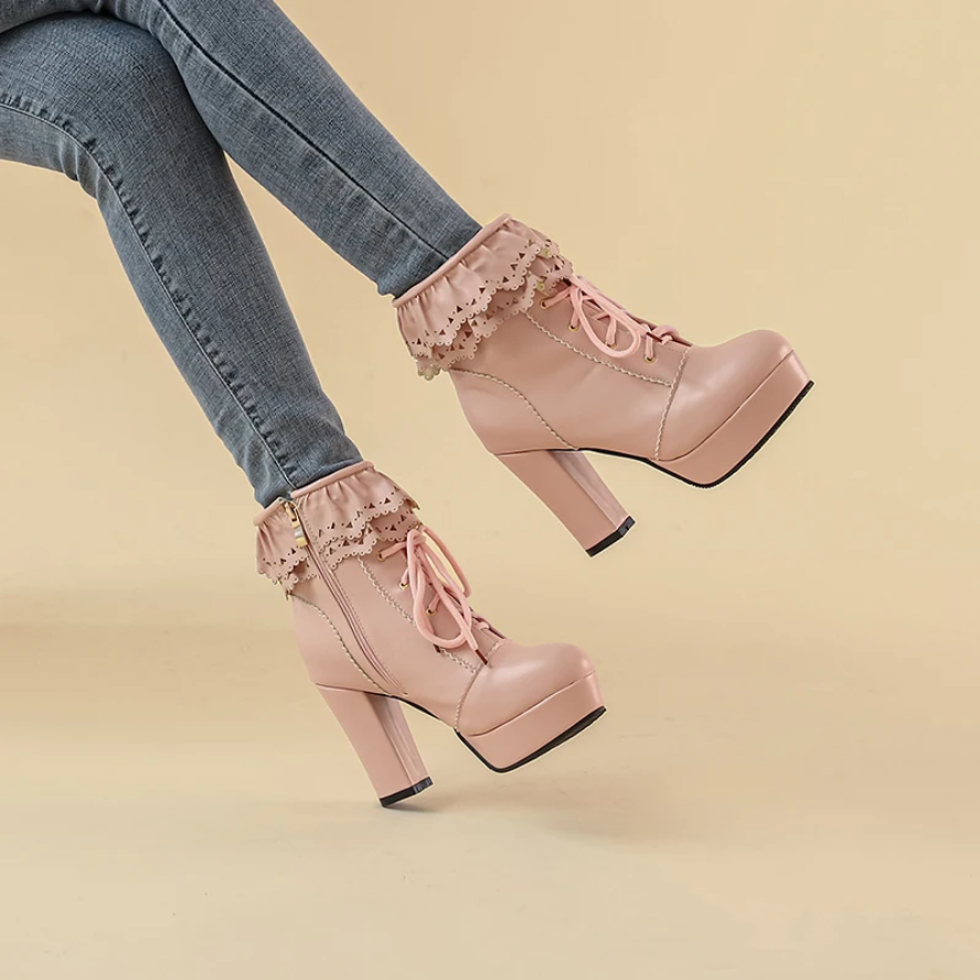 Sweet Harajuku Kawaii Lolita High Heels Boots