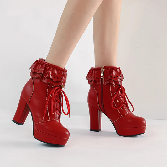 Sweet Harajuku Kawaii Lolita High Heels Boots