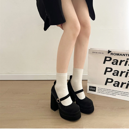 Sweet Bowknot Platform Shoes