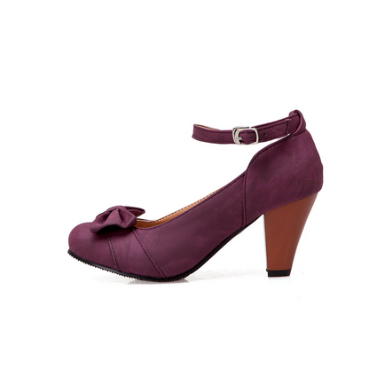 Chic High Heels Shoes with Bow