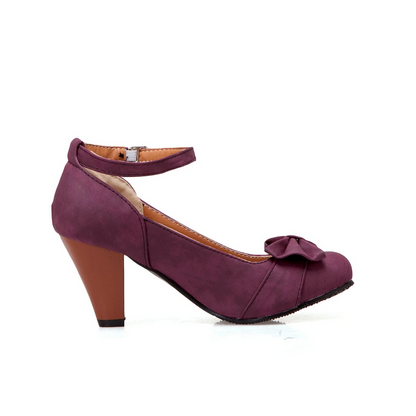 Chic High Heels Shoes with Bow