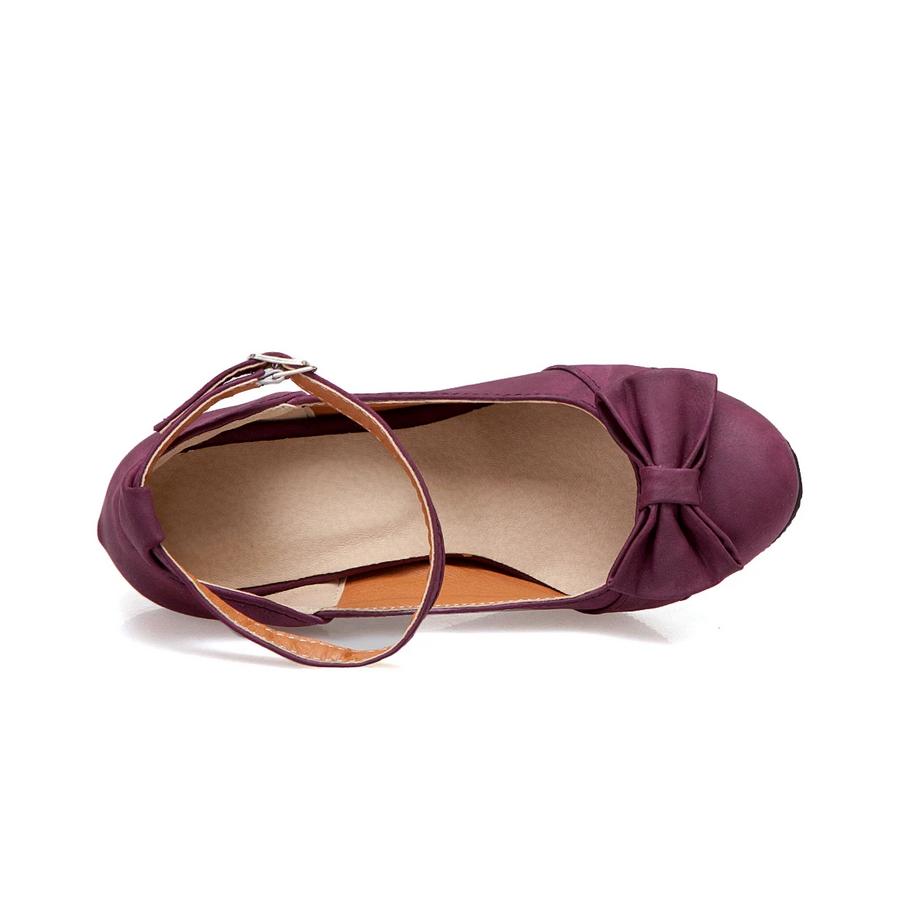 Chic High Heels Shoes with Bow