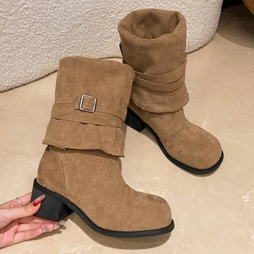 Retro Y2K Wasteland Detachable Fashion Boots