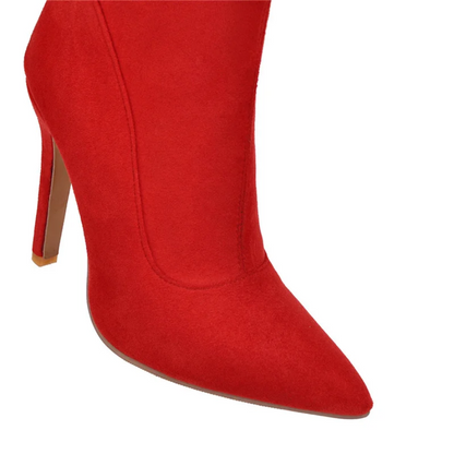 Over-the-Knee High Heel Boots for Women Stretchy Slim Thigh High Fashion Boots