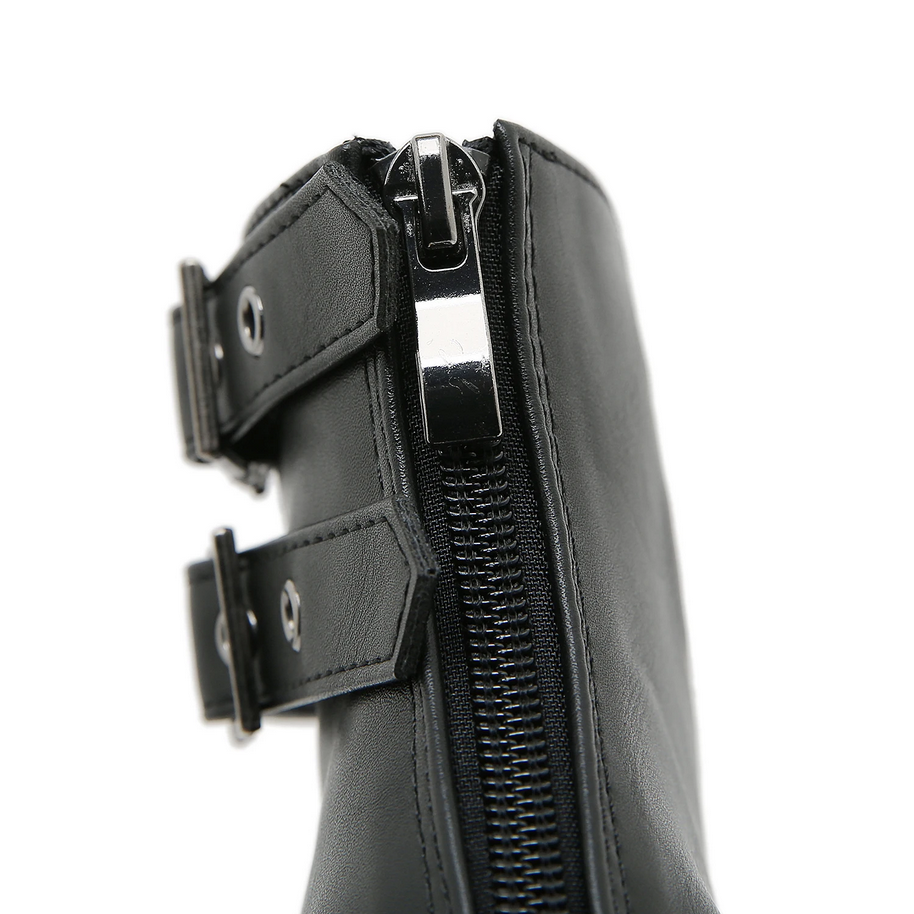 Goth Block Heels  Buckle Strap Pumps for Women