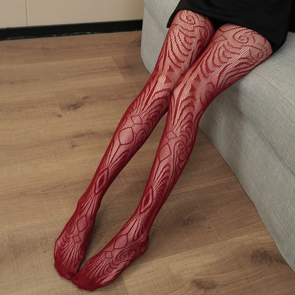 Fashion Fishnet Tights Sexy Punk Lolita Hollow Out Mesh Stockings for Women