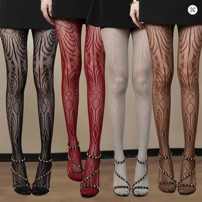 Fashion Fishnet Tights Sexy Punk Lolita Hollow Out Mesh Stockings for Women