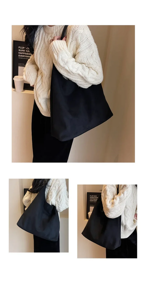 Vintage Women's Bag Large Capacity Suede Shoulder Bag