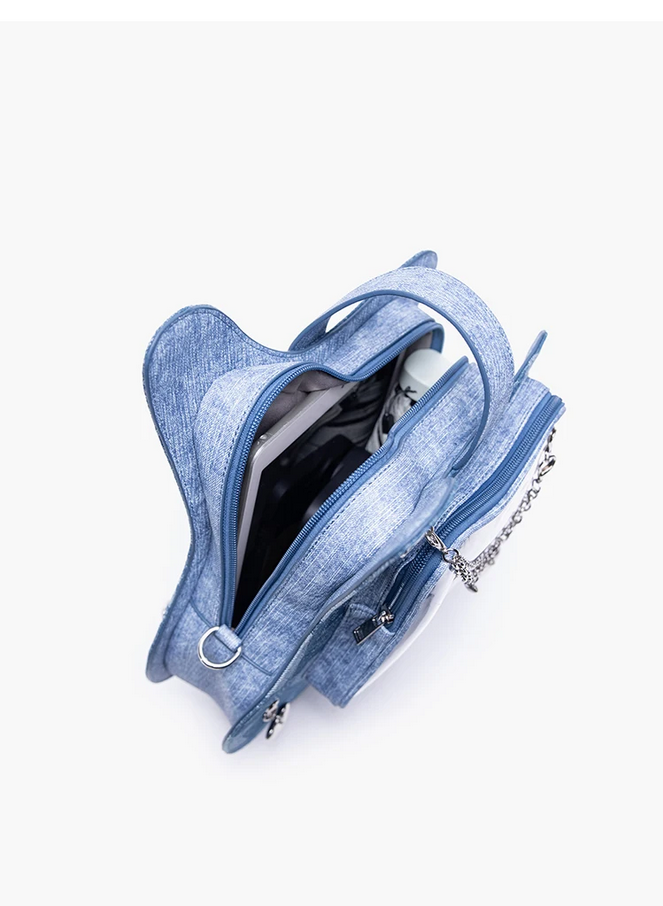 Guitar Ita School Bag Sweet Heart Chain Mochila Backpack