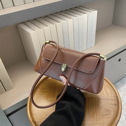 Fashion PU Leather French Style Handbag for Women