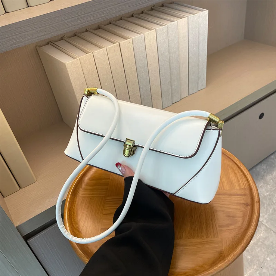 Fashion PU Leather French Style Handbag for Women