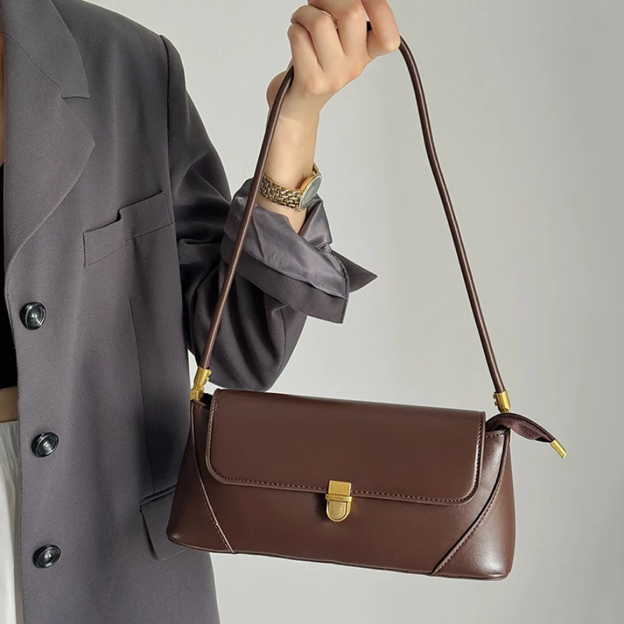 Fashion PU Leather French Style Handbag for Women